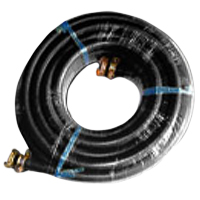 Mining hose with claw couplings & hose clamps